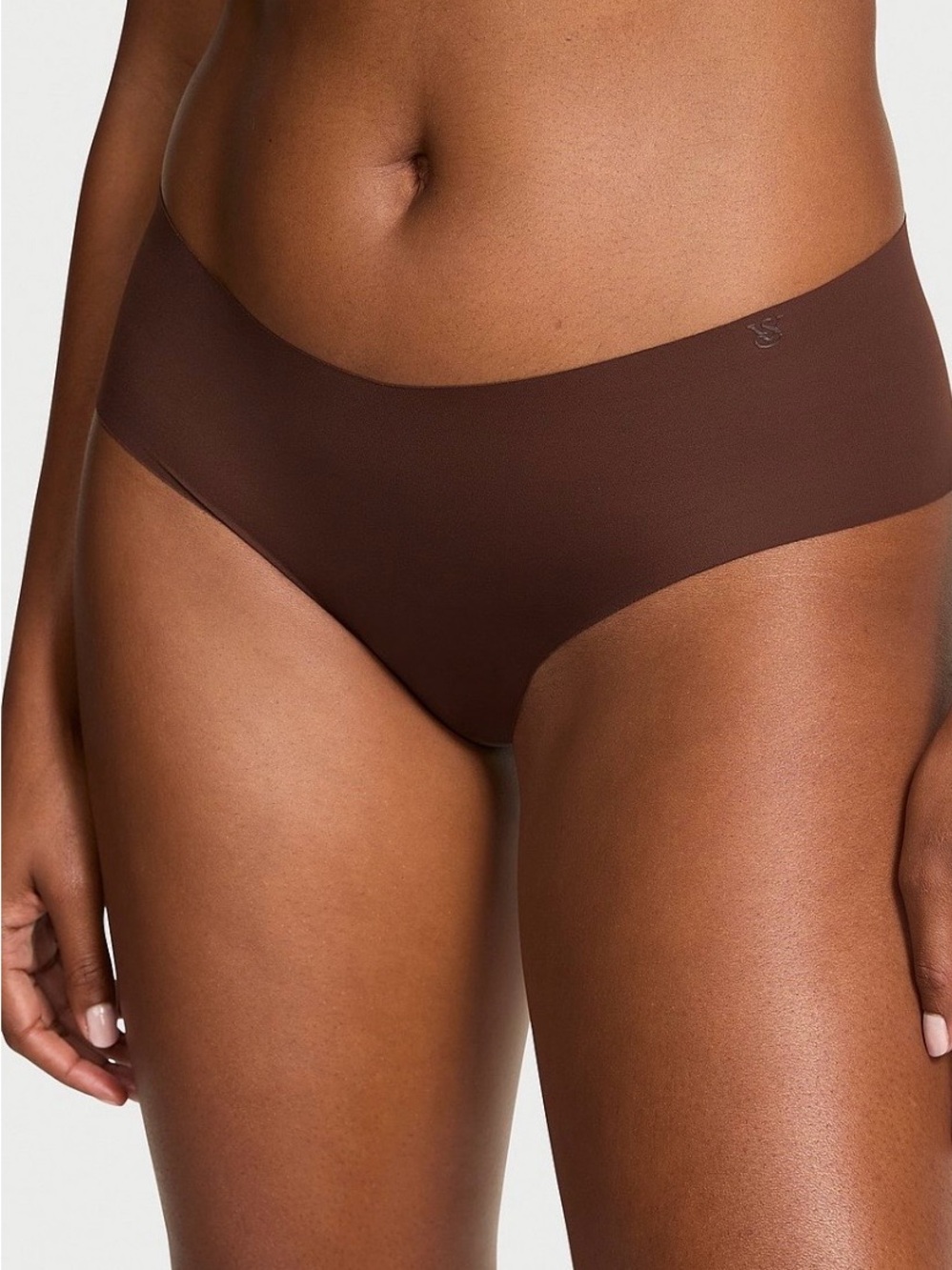 NIP Victoria’s Secret No Show Cheeky Panty ‘Smooth In Ganache’ (Brown) Size L